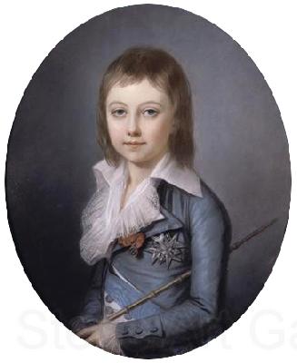 unknow artist Portrait of Dauphin Louis Charles of France France oil painting art